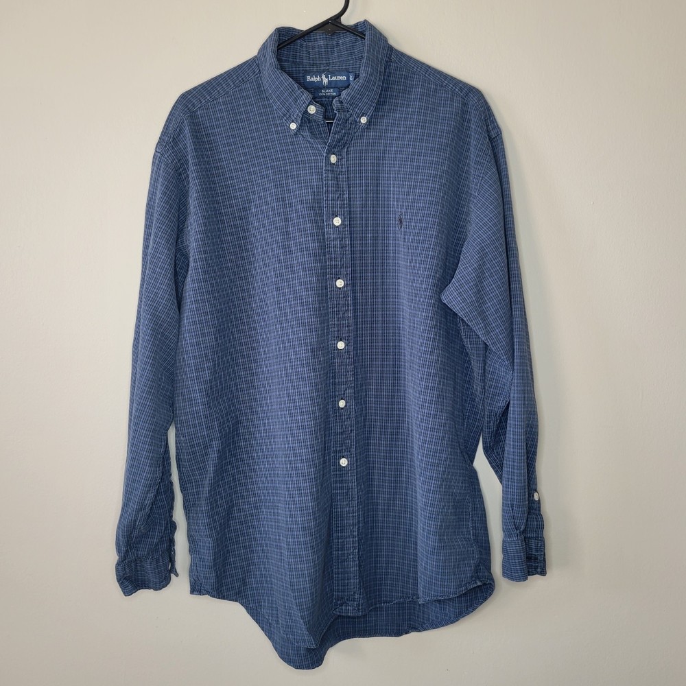 Ralph Lauren Blake Long Sleeve Button Shirt Size L